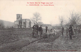 CPA France - Vosges - La Guerre Dans Les Vosges 14 15 - Nompatelize - Tombes Militaire - Ateliers Bouteillers - 1919 - Autres & Non Classés