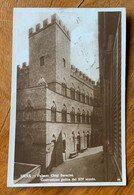 SIENA - PALAZZO CHIGI SARACINI  - VIAGGIATA 1921 -  VERA FOTOGRAFIA -  P.F.255 - 692 - Siena
