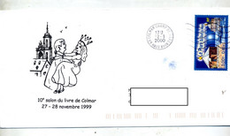 Flamme Flamme Muette Colmar Illustré Conte  Belle Au Bois - Army Postmarks (before 1900)