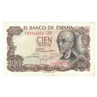Billet, Espagne, 100 Pesetas, 1970, 1970-11-17, KM:152a, SUP - 100 Pesetas
