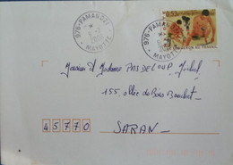 MAYOTTE : Lettre De Pamandzi De 2006 - Cartas & Documentos