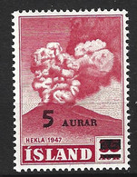 ISLANDE. N°250 De 1954. Volcan. - Volcans