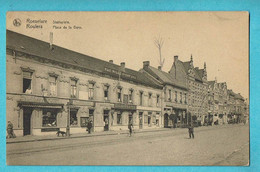 * Roeselare - Roulers (West Vlaanderen) * (Nels, Uitgever Paul Anseeuw Nollet) Statieplein, Place De La Gare, Coiffeur - Roeselare