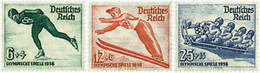 70357 MNH ALEMANIA 1935 4 JUEGOS OLIMPICOS INVIERNO GARMISCH 1936 - Inverno1936: Garmisch-Partenkirchen