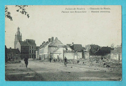 * Roeselare - Roulers (West Vlaanderen) * (Th. De Brauwer - Roelens) Ruines, Guerre, Chaussée De Menin, Menen Steenweg - Roeselare