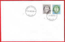 NORWAY -  6224 HUNDEIDVIK 1 (Møre & Romsdal County) - Last Day/postoffice Closed On 1998.02.28 - Emisiones Locales