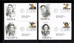 1996 - USA FDC Mi. 2764-67 - Music - Composers - American Songwriters [P16_318] - 1991-2000
