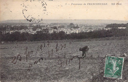 CPA France - Val D'Oise - Panorama De Franconville - N. D. Phot. - Oblitérée 24 Février 1913 - Animée - Champs - Franconville