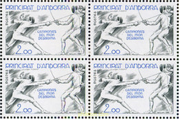 307832 MNH ANDORRA. Admón Francesa 1981 CAMPEONATOS DEL MUNDO DE ESGRIMA, CLERMONT-FERRAND - Colecciones