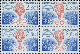307850 MNH ANDORRA. Admón Francesa 1984 14 JUEGOS OLIMPICOS INVIERNO SARAJEVO 1984 - Collections