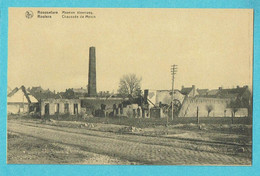 * Roeselare - Roulers (West Vlaanderen) * (Nels, A. Deraedt - Verhoye, Nr 67) Chaussée De Menin, Menen Steenweg, Ruines - Roeselare