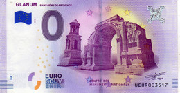 Billet Touristique Souvenir Monnaie De Paris MDP Euro St Remy De Provence Glanium - Andere & Zonder Classificatie