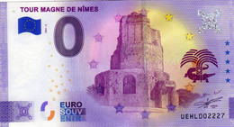 Billet Touristique Souvenir Monnaie De Paris MDP Euro Nimes Tour Magne - Altri & Non Classificati