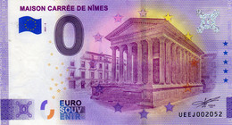 Billet Touristique Souvenir Monnaie De Paris MDP Euro Nimes Maison Carrée - Other & Unclassified