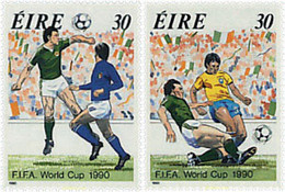 66746 MNH IRLANDA 1990 COPA DEL MUNDO DE FUTBOL. ITALIA-90 - Collections, Lots & Series