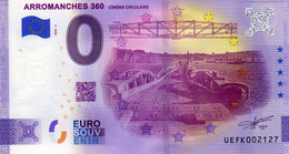Billet Touristique Souvenir Monnaie De Paris MDP Euro Arromanches 360 - Sonstige & Ohne Zuordnung