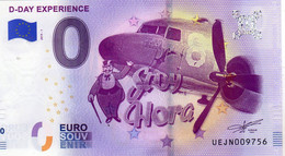 Billet Touristique Souvenir Monnaie De Paris MDP Euro D Day Experience - Autres & Non Classés