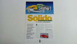 Solido Transformables - Coupure De Presse - Altri & Non Classificati