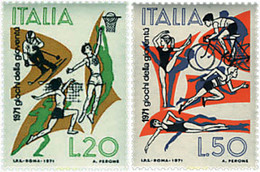 67010 MNH ITALIA 1971 JUEGOS DEPORTIVOS DE LA JUVENTUD - 1971-80:  Nuovi