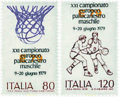 52005 MNH ITALIA 1979 21 CAMPEONATO DE EUROPA DE BALONCESTO - 1971-80:  Nuovi