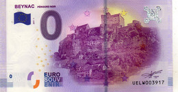 Billet Touristique Souvenir Monnaie De Paris MDP Euro Beynac - Autres & Non Classés