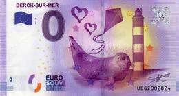 Billet Touristique Souvenir Monnaie De Paris MDP Euro Berck Sur Mer - Altri & Non Classificati