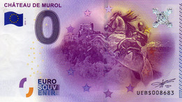 Billet Touristique Souvenir Monnaie De Paris MDP Euro Murol Chateau - Sonstige & Ohne Zuordnung