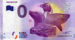 Billet Touristique Souvenir Monnaie De Paris MDP Euro  Nausicaa - Andere & Zonder Classificatie