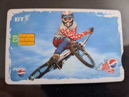 GREAT BRETAGNE  CHIPCARDS / PEPSI/EXTREME SPORTS /NATIONAL EXPRESS       10 POUND   USED  CONDITION      **11930** - BT Allgemeine