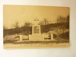 Siège De BELFORT - Grosmagny - Monument De L'Abbé Miclo - Belfort – Siège De Belfort