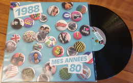 VINYLE 33 TRS – Mes Années 80 - 1988 - Hit-Compilations