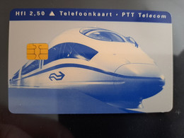 NETHERLANDS / CHIP ADVERTISING CARD/ HFL 2,50 / NS TRAIN / INTERNATIONALE TREINREIS         /     CRD 433** 11932** - Privées