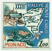 44821 MNH MONACO 1963 33 RALLY AUTOMOVILISTICO DE MONTECARLO - Andere & Zonder Classificatie