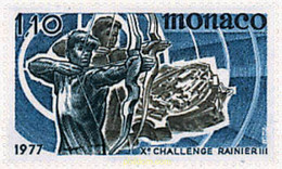 67777 MNH MONACO 1977 10 CAMPEONATO INTERNACIONAL DE TIRO CON ARCO - Sonstige & Ohne Zuordnung