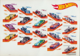 U.S. 5541-5550 Folienblatt (complete Issue) Unmounted Mint / Never Hinged 2018 Hot-Wheels-Spielzeugautos - Nuovi