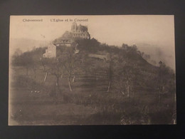 VAUX- SOUS - CHÈVREMONT «  L’ÉGLISE ET LE COUVENT 1920 « PANORAMA . - Chaudfontaine