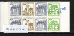 Bund 1980: MH 22 II Ad K2 Pl.F. XXXIX:   Burgen Und Schlösser    **.. - 1971-2000