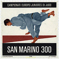 70330 MNH SAN MARINO 1981 CAMPEONATOS JUVENILES DE EUROPA DE JUDO - Usados