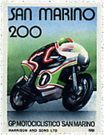 42095 MNH SAN MARINO 1981 GRAN PREMIO MOTOCICLISTA DE SAN MARINO - Gebraucht