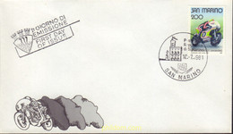 600876 MNH SAN MARINO 1981 GRAN PREMIO MOTOCICLISTA DE SAN MARINO - Used Stamps