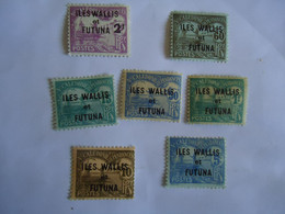 WALLIS AND FUTUNA  MNH  7 STAMPS OVERPRINT  1920 - Other & Unclassified
