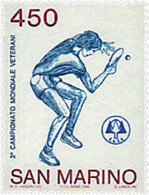 70340 MNH SAN MARINO 1986 CAMPEONATOS DEL MUNDO DE TENIS DE MESA - Gebruikt