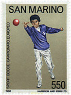 70341 MNH SAN MARINO 1986 CAMPEONATOS DE EUROPA DE PETANCA - Used Stamps