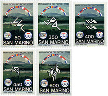 70338 MNH SAN MARINO 1985 1 JUEGOS DE LOS PEQUEÑOS ESTADOS - Gebruikt