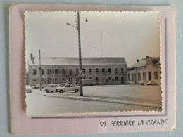 FERRIERE-LA-GRANDE - Photo Sur Support Carton Rose:(10.7 X 8.3 Cm) - (Marcel GUIBAUT, LOMME), Série 9345 - Louvroil