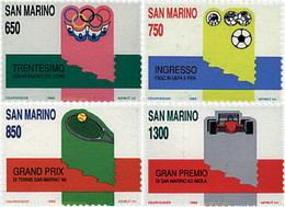 70369 MNH SAN MARINO 1989 DEPORTES - Used Stamps