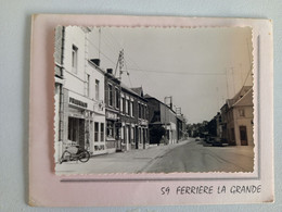 FERRIERE-LA-GRANDE - Photo Sur Support Carton Rose:(10.7 X 8.3 Cm) - (Marcel GUIBAUT, LOMME), Série 9348 - Louvroil