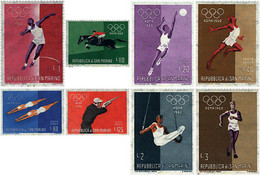 229587 MNH SAN MARINO 1960 17 JUEGOS OLIMPICOS VERANO ROMA 1960 - Oblitérés