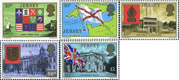 217833 MNH JERSEY 1976 MOTIVOS VARIOS - Autres & Non Classés