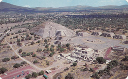 Amérique - Mexique - México - Vue Aérienne Pyramide De La Lune -Arquéologie Teotihuacan - Plaza Y Piramide De La Luna - Mexique